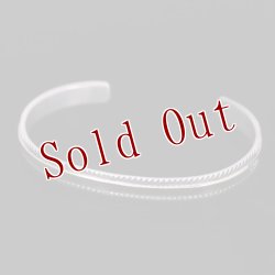 画像4: 【RIVER MAIL企画】ナバホ族 Bruce Morgan 1/4" 14K チゼル プレーン バングル