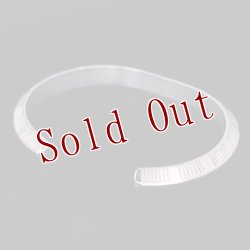 画像7: ナバホ族 Bruce Morgan #2TR ストライプ(14K)/プレーン(SS) バングル 【RIVER MAIL企画】