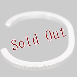 画像4: 【再入荷】ナバホ族 Bruce Morgan #6SQ ダイヤ+アロー(14K)/プレーン(SS) バングル【RIVER MAIL企画】