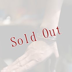 画像9: ナバホ族 Bruce Morgan 1/4” 3/8" 14K チゼル プレーン ブレスレット