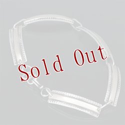 画像3: ナバホ族 Bruce Morgan 1/4” 3/8" 14K チゼル プレーン ブレスレット