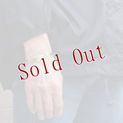 画像10: ナバホ族 Bruce Morgan 1/4” 3/8" 14K チゼル プレーン ブレスレット