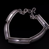 【RIVER MAIL企画】ナバホ族 Bruce Morgan 1/4” SS チゼル ブレスレット