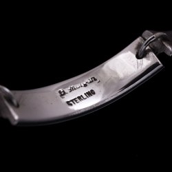 画像4: 【RIVER MAIL企画】ナバホ族 Bruce Morgan 1/4” SS チゼル ブレスレット