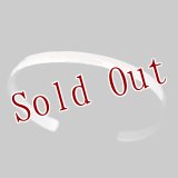 ナバホ族 Bruce Morgan 1/4" 14K ハンマーテクスチャ バングル