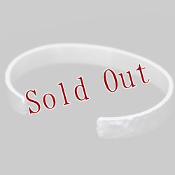 画像6: ナバホ族 Bruce Morgan 3/8" 14K ハンマーテクスチャ バングル