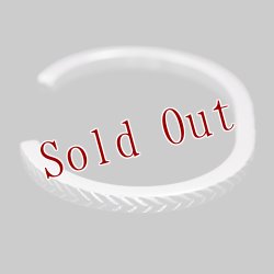 画像6: ナバホ族 Bruce Morgan #6SQ 4ダイヤ+アロー(SS)/プレーン(SS) バングル【RIVER MAIL企画】