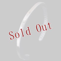 画像3: ナバホ族 Bruce Morgan #6SQ プレーン(14K)/4ダイヤ+アロー(SS) バングル【RIVER MAIL企画】