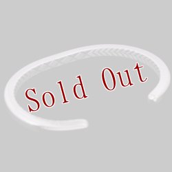 画像6: ナバホ族 Bruce Morgan #6SQ プレーン(14K)/4ダイヤ+アロー(SS) バングル【RIVER MAIL企画】