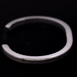 画像7: ナバホ族 Bruce Morgan #6SQ プレーン(14K)/4ダイヤ+アロー(SS) バングル【RIVER MAIL企画】