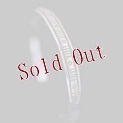 画像3: 【RIVER MAIL企画】ナバホ族 Bruce Morgan 1/4" 14K サークル+ストライプ バングル