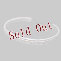 画像4: 【RIVER MAIL企画】ナバホ族 Bruce Morgan 1/4" 14K サークル+ストライプ バングル