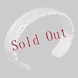 画像2: ナバホ族 Bruce Morgan 1/2" 10ga SS サンバースト 4ダイヤ+アロー バングル【RIVER MAIL企画】