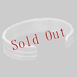 画像6: ナバホ族 Bruce Morgan 1/2" 10ga SS サンバースト 4ダイヤ+アロー バングル【RIVER MAIL企画】