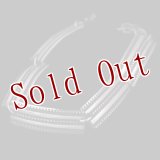 【RIVER MAIL企画】ナバホ族 Bruce Morgan 3/8” SS 2連チゼル ブレスレット