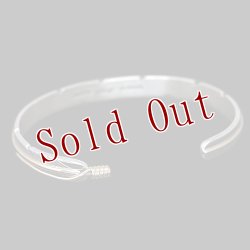 画像6: 【再入荷】ナバホ族 Harvey Mace 1/4" 12KGF イーグルフェザー バングル