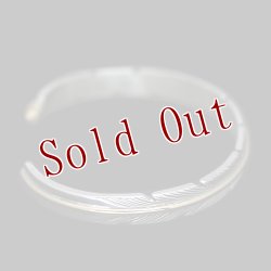 画像4: 【再入荷】ナバホ族 Harvey Mace 1/4" 12KGF イーグルフェザー バングル