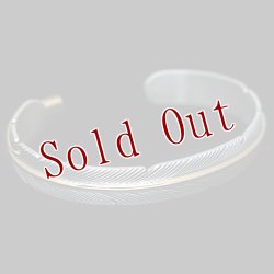 画像4: 【再入荷】ナバホ族 Harvey Mace 3/8” 12KGF イーグルフェザー バングル