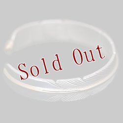 画像6: 【再入荷】ナバホ族 Harvey Mace 3/8” 12KGF イーグルフェザー バングル