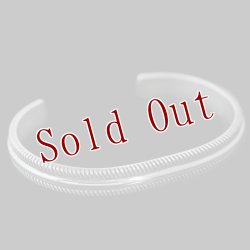 画像4: ナバホ族 Pat Bedonie 1/4" チゼルワーク シルバー バングル