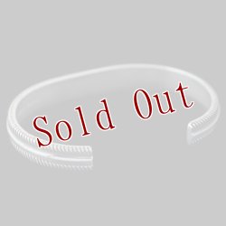 画像5: ナバホ族 Pat Bedonie 1/4" チゼルワーク シルバー バングル