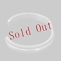 画像6: ナバホ族 Pat Bedonie 1/4" チゼルワーク シルバー バングル