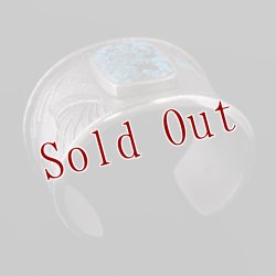 画像2: ナバホ族 Darryl Dean Begay Morenci ターコイズ 侍 イーグル トゥーファーキャスト バングル