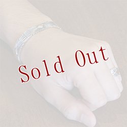 画像4: ナバホ族 Pat Bedonie 14Kダイヤ 3サンバースト 3/8 バングル