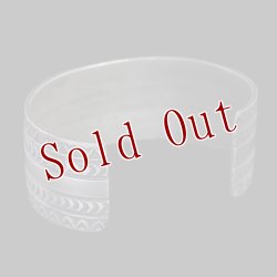 画像4: ナバホ族 Sunshine Reeves 1" スタンプワーク バングル