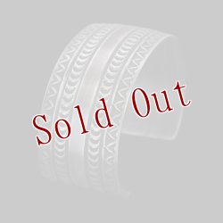 画像5: ナバホ族 Sunshine Reeves 1" スタンプワーク バングル