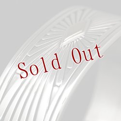 画像3: ナバホ族 Howard Nelson 3/4” 14K サンバースト バングル