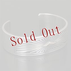 画像4: ナバホ族 Howard Nelson 3/4” 14K サンバースト バングル