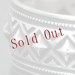 画像6: ナバホ族 Harrison Jim 1 1/8" バンプアウト インゴットシルバー バングル