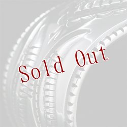 画像7: ナバホ族 Harrison Jim 1 5/8" リポウズ インゴットシルバー バングル