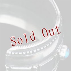 画像7: ナバホ族 Harrison Jim 1 1/2" キングマン インゴットシルバー コインエッジ バングル