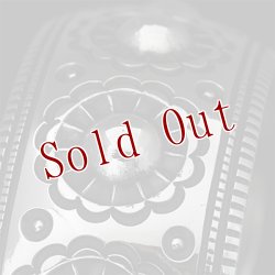 画像4: ナバホ族 Harrison Jim 1 1/8" バンプアウト インゴットシルバー バングル