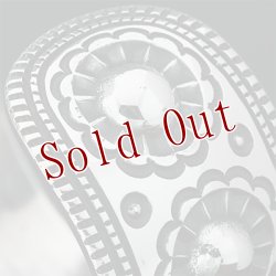 画像6: ナバホ族 Harrison Jim 1 1/8" バンプアウト インゴットシルバー バングル