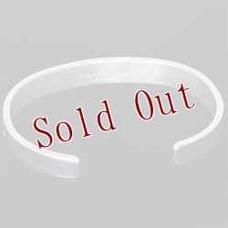 画像4: ナバホ族 Bruce Morgan 1/4" シルバー ダイヤ+アロー バングル