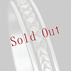 画像5: ナバホ族 Bruce Morgan 1/4" シルバー ダイヤ+アロー バングル