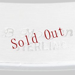 画像6: ナバホ族 Bruce Morgan 1/4" シルバー ダイヤ+アロー バングル