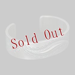 画像4: ナバホ族 Jacob D. Morgan 3/4” Bi-curve Repousse バングル