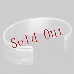 画像9: ナバホ族 Roy Tracy キングマントライアングル インゴットシルバー バングル