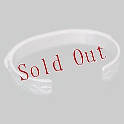 画像7: ナバホ族 Veronica Benally マルチカラー(アイボリー) インレイ バングル "5 3/4"