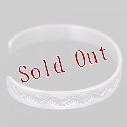 画像6: ナバホ族 Sunshine Reeves 1/4" スタンプ バングル