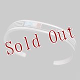 ナバホ族 Albert Nells マルチカラー インレイ バングル