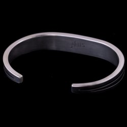 画像6: ナバホ族 Albert Nells マルチカラー インレイ バングル