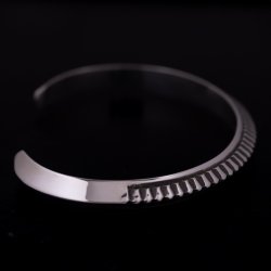 画像6: ナバホ族 Lyla Secatero #2トライアングル スタンプ バングル