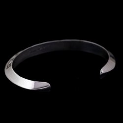 画像6: ナバホ族 Lyle Secatero #2トライアングル フェザー/ライトニング バングル