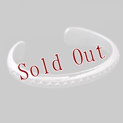 画像4: ナバホ族 Lyle Secatero #0ハーフラウンド ライトニング バングル