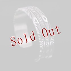 画像3: ナバホ族 Bruce Morgan 1/2" 10ga SS サンバースト 4ダイヤ+アロー バングル【RIVER MAIL企画】